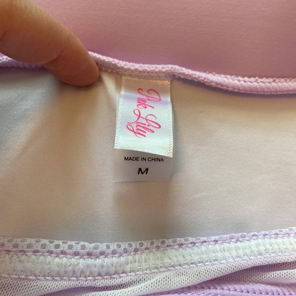 Pink Lily High Waisted Bikini, Top S, Bottom M - Picture 7 of 7